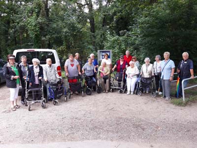 Rollatorspaziergang