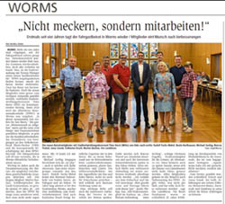 Wormser Zeizung vom 09.07.2022